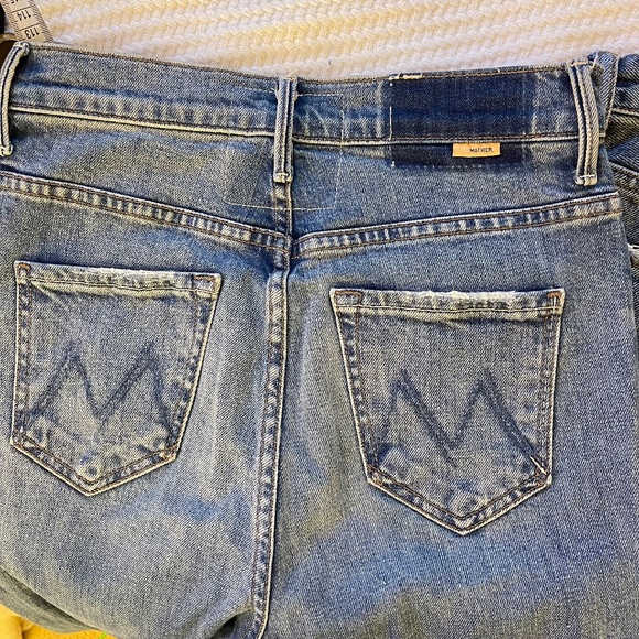 Mother Highwaisted Straight Flared Jeans - Picture 3 of 7